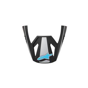 ALPINESTARS S-M3 HEAT VISOR SILVER/BLUE/BLACK MATTE