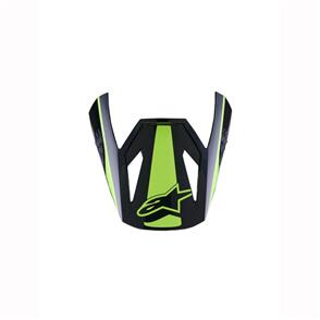ALPINESTARS S-M3 HEAT VISOR YELLOW FLUORO/BLACK GLOSS