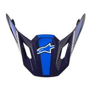 ALPINESTARS S-M7 RISE VISOR BLUE/WHITE GLOSS