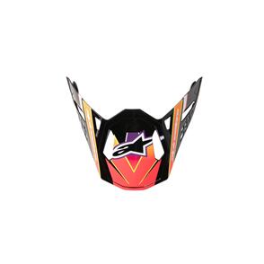 ALPINESTARS S-M10 VISOR ERA PINK/VIOLET/YELLOW FLUORO GLOSS