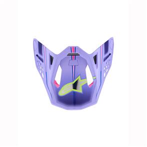 ALPINESTARS S-M10 VISOR JETT LAWRENCE PURPLE/PINK FLUORO/YELLOW FLUORO GLOSS