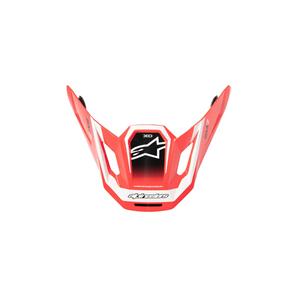 ALPINESTARS S-M7 DEED VISOR RED/BLACK/WHITE GLOSS