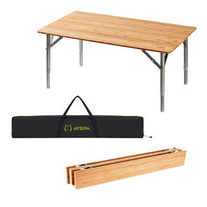 ATEPA BAMBOO AC2007 CAMPING TABLE