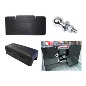 WHITES ATV BUNDLE CONTAINS, ATV BOX, DOG MAT, MUDFLAPS, T/BALL