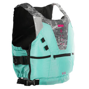 AZTRON WOMENS NYLON SAFETY VEST 2.0 AQUA