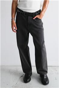 ABRAND A6 BIG BAGGY BAZZA JEAN - WASHED BLACK