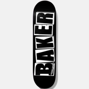 BAKER BRAND LOGO BLK/WHT DECK 8.0 BLACK