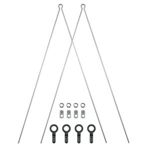 SKS STAY SET FOR BLUEMELS BASIC REAR - SILVER