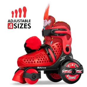 CRAZY SKATES TROLLS KLIP KLOP BARB SIZE ADJUSTABLE SKATES