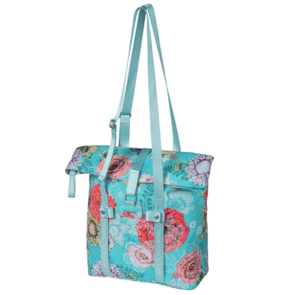 BASIL BLOOM FIELD SHOPPER, SKY BLUE