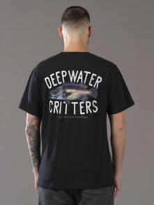 JUST ANOTHER FISHERMAN BASS TEE BLACK