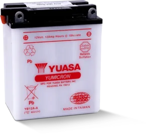 TOPLITE BY YUASA TOPLITE BATTERY YB12A-A [NO ACID]