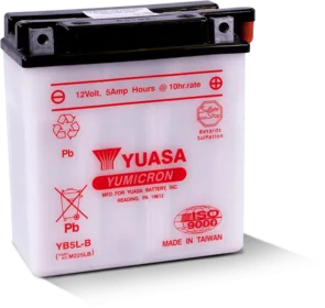 TOPLITE BY YUASA TOPLITE BATTERY YB5L-B [NO ACID]