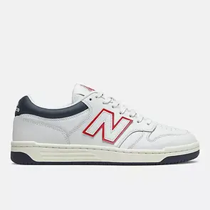 NEW BALANCE 480 WHITE WITH NAVY