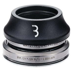 BBB INTEGRATED TAPERED 1.1/8" 1.1/4" HEADSET 15MM CONE 45X45DEG