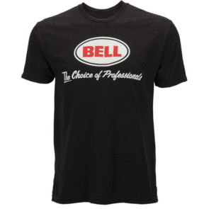 BELL HELMETS T SHIRT CHOICE OF PROS BLACK