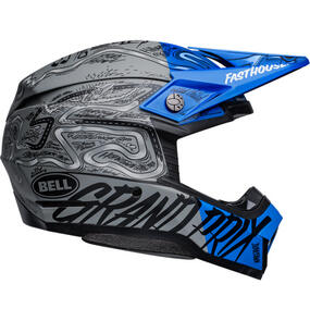 BELL MOTO HELMETS MOTO-10 SPHR FASTHOUSE DITD 23 LE M/G BLU/GRY