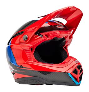 BELL MOTO HELMETS 2025 MOTO-10 SPHERICAL HELMET EVADE GLOSS RED/BLACK