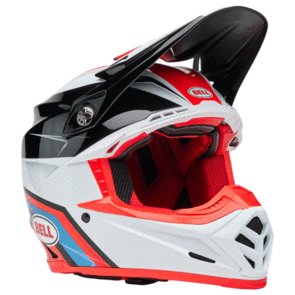 BELL MOTO HELMETS 2025 MOTO-9S FLEX HELMET MERCHANT GLOSS RED/BLACK