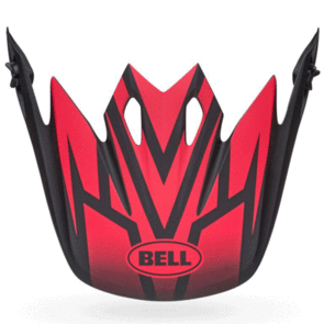 BELL MOTO HELMETS MX-9 MIPS PEAK DISRUPT MATT BLK/RED