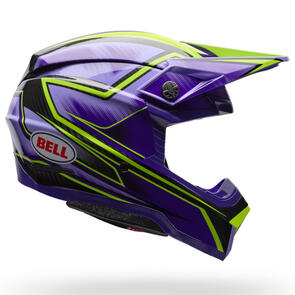 BELL MOTO HELMETS MOTO-10 GP PACE HELMET ULTRAVIOLET