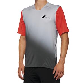 100% CELIUM JERSEY GREY/RACER RED 