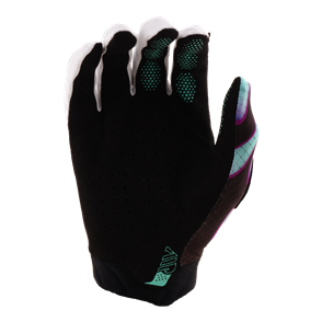 TROY LEE DESIGNS 2026 YOUTH AIR GLOVE OVERSPRAY BLACK / REAL TEAL