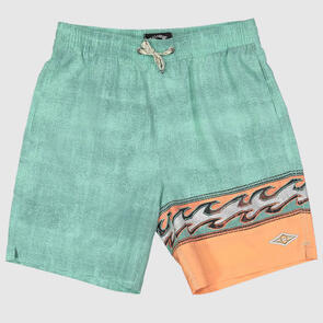 BILLABONG BOYS BURLEIGH LAYBACK JAM/VOLLEY DUSTY TEAL