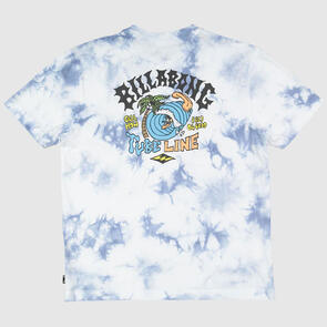 BILLABONG BOYS TUBELINE SS SCREEN TEE WHITE