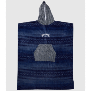 BILLABONG MENS HOODED TOWEL DUSTY NAVY