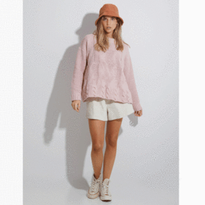 BILLABONG ONE AND ONLY SWEATER PEACH