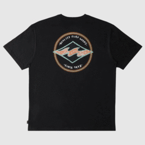 BILLABONG ROTOR DIAMOND SS TEE WASHED BLACK