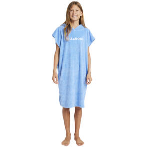 BILLABONG YOUTH HOODIE TOWEL TIDAL BLUE