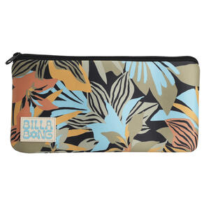 BILLABONG DES TROPIQUES SML PENCIL CASE BLACK PEBBLE