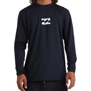 BILLABONG 2024 ALL DAY WAVE LF LS L/SL SURF TEE BLACK