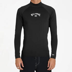 BILLABONG 2026 ALL DAY ARCH PF L/SL SURF TEE BLACK