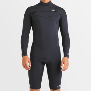 BILLABONG 2025 2MM ABSOLUTE NATURAL CHESTZIP LS SPING BLACK