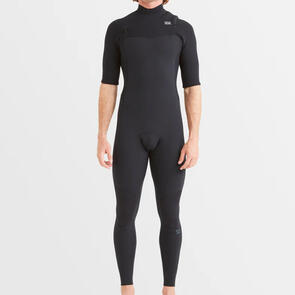 BILLABONG 2025 202 REVO NATURAL CHESTZIP SS STEAMER BLACK