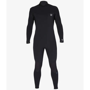 BILLABONG 3/2MM FURNACE COMP BACKZIP STEAMER BLACK