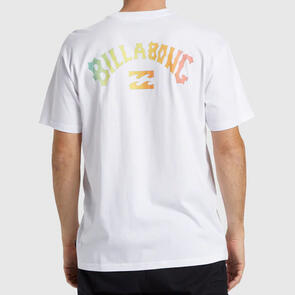 BILLABONG ARCH FILL SS SCREEN TEE WHITE