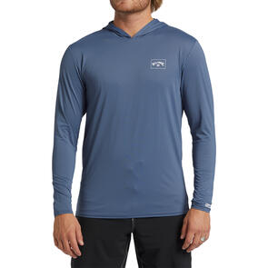 BILLABONG ARCH MESH L/S HOODY SLATE BLUE
