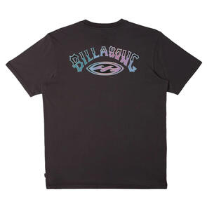 BILLABONG ARCH WASH SS WW SCREEN TEE WASHED BLACK