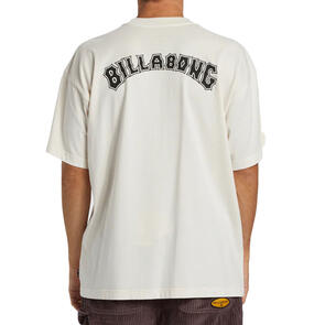 BILLABONG ARCH WAVE SS OG WW SCREEN TEE OFF WHITE