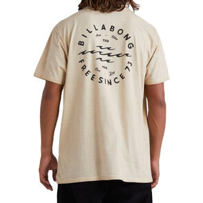 BILLABONG BIG WAVE DAZ SS TEE TAUPE