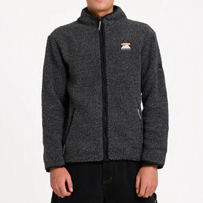 BILLABONG BOUNDARY TRAIL ZIP THRU BLACK HEATHER