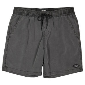 BILLABONG BOYS ALL DAY OVD LAYBACK BOARDSHORT WASHED BLACK
