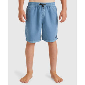 BILLABONG BOYS ALL DAY OVD LAYBACK BOARDSHORT STEEL BLUE