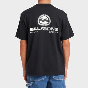 BILLABONG BOYS BIO WAVE SS OG SCREEN TEE BLACK