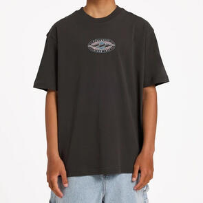 BILLABONG BOYS ROTOR DIAMOND SS SCREEN TEE RAVEN