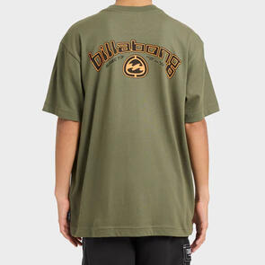 BILLABONG BOYS SPEC 73 BIO ARCH SS SHORT SLEEVE CYPRESS GREEN